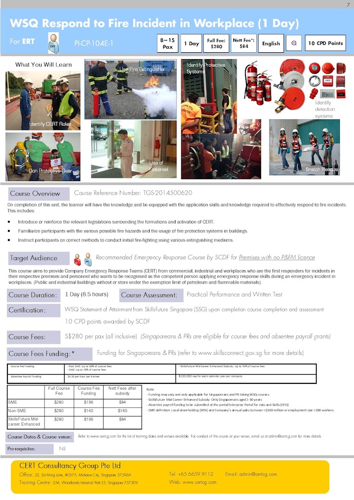 Respond to Fire Incident in Workplace